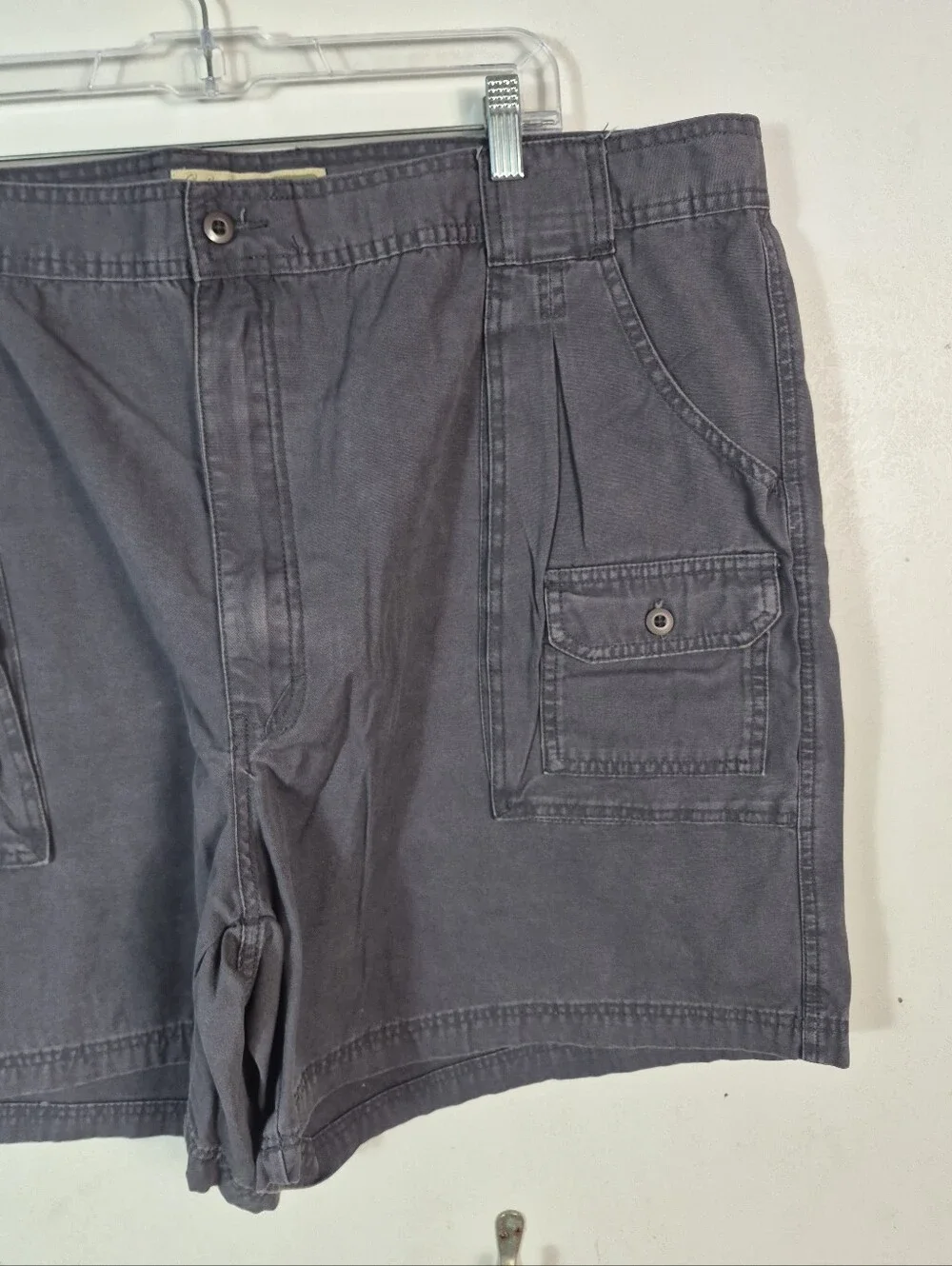 Cabela's Men's 7 Pocket Hiker Cargo Shorts Gray Size 46